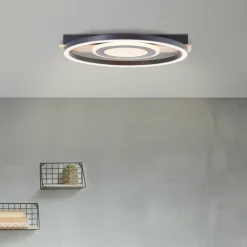 Plafonnier Brilliant Maureen LED Écru, Noir, Blanc, 1 lumière