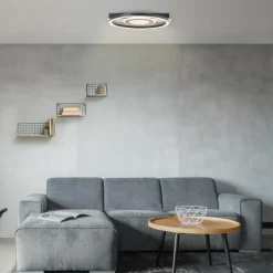 Plafonnier Brilliant Maureen LED Écru, Noir, Blanc, 1 lumière