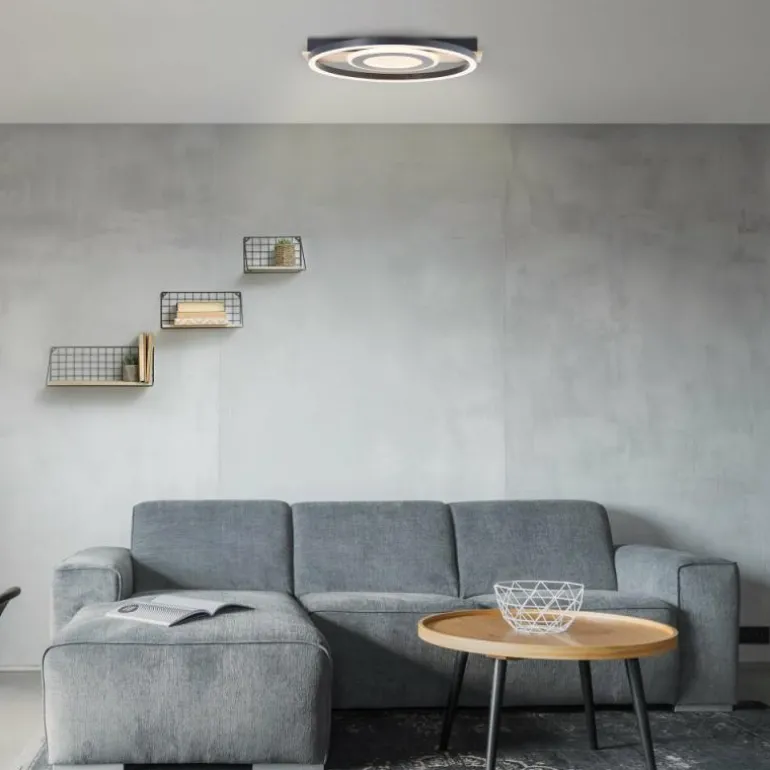 Plafonnier Brilliant Maureen LED Écru, Noir, Blanc, 1 lumière