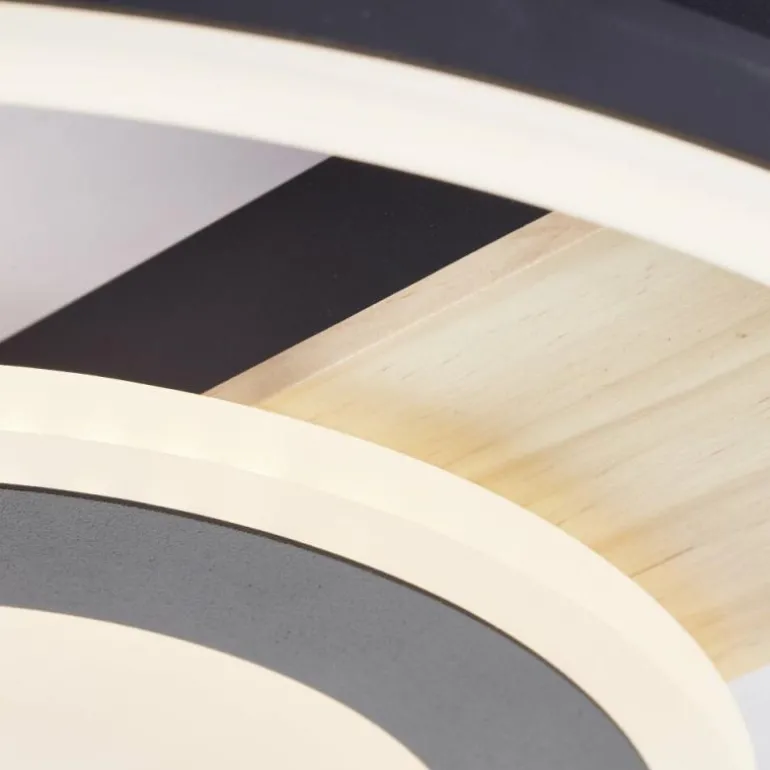 Plafonnier Brilliant Maureen LED Écru, Noir, Blanc, 1 lumière