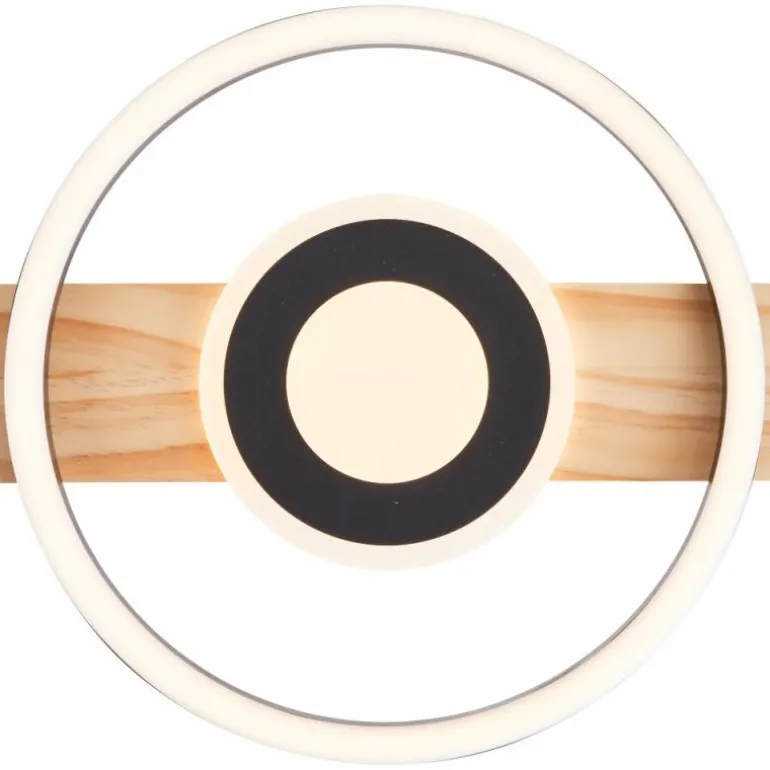 Plafonnier Brilliant Maureen LED Écru, Noir, Blanc, 1 lumière