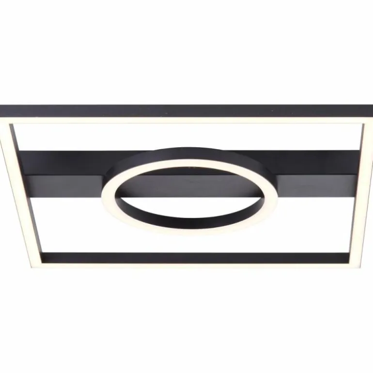 Plafonnier Brilliant Maureen LED Noir, Blanc, 1 lumière