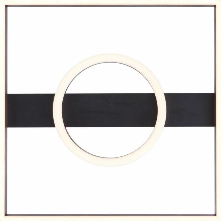 Plafonnier Brilliant Maureen LED Noir, Blanc, 1 lumière