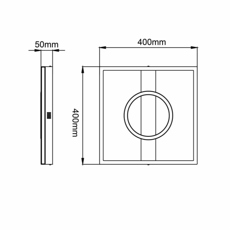 Plafonnier Brilliant Maureen LED Noir, Blanc, 1 lumière