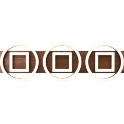 Plafonnier Brilliant Maureen LED Brun, Noir, 1 lumière