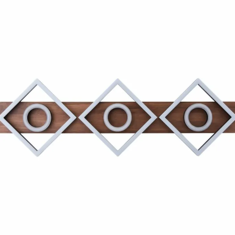 Plafonnier Brilliant Maureen LED Brun, Noir, 1 lumière