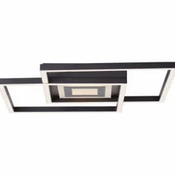 Plafonnier Brilliant Metis LED Noir, 1 lumière