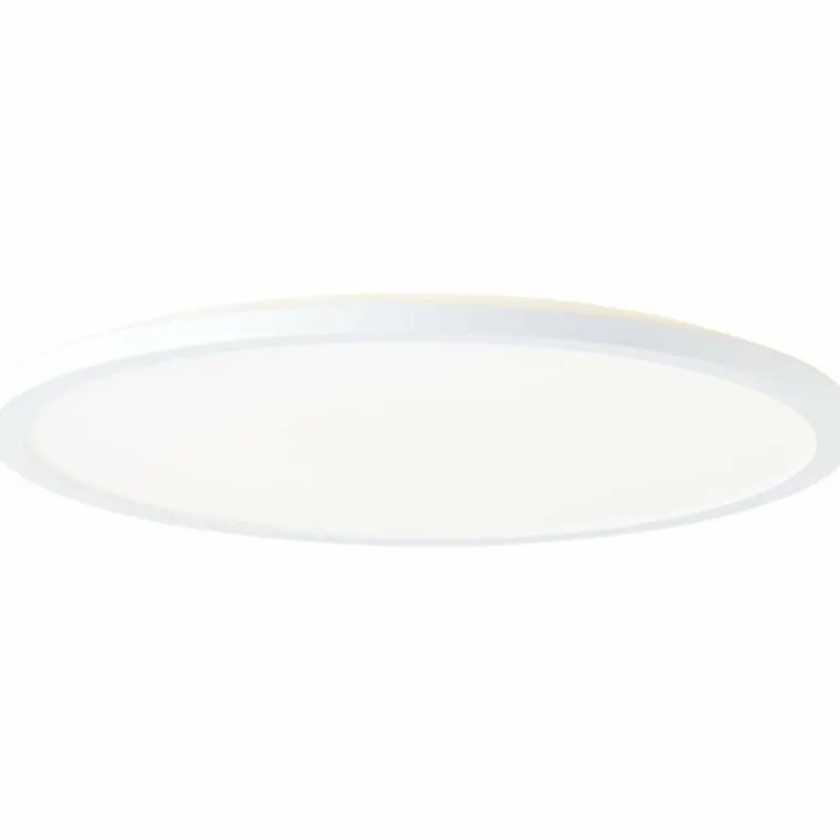 Plafonnier Brilliant Milton LED Blanc, 1 lumière
