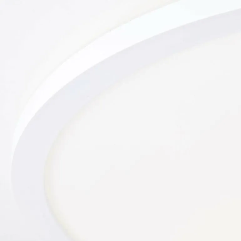 Plafonnier Brilliant Milton LED Blanc, 1 lumière