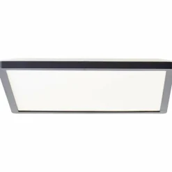 Plafonnier Brilliant Milton LED Noir, 1 lumière