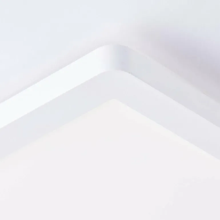 Plafonnier Brilliant Milton LED Blanc, 1 lumière