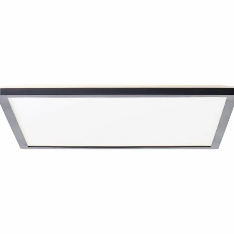 Plafonnier Brilliant Milton LED Noir, 1 lumière