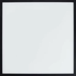 Plafonnier Brilliant Milton LED Noir, 1 lumière