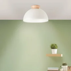 Plafonnier Brilliant Nalam Écru, Blanc, 1 lumière