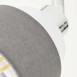 Plafonnier Brilliant Naples Argenté, 2 lumières