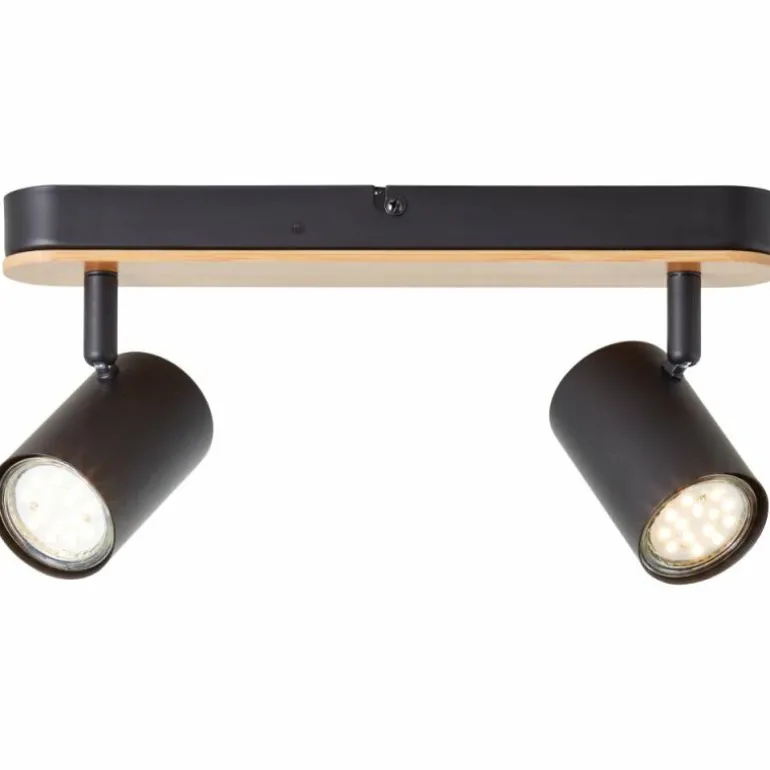 Plafonnier Brilliant Niels Brun, Noir, 2 lumières