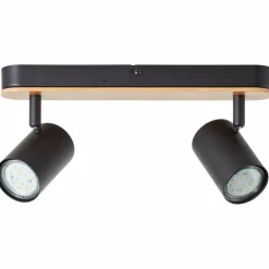 Plafonnier Brilliant Niels Brun, Noir, 2 lumières