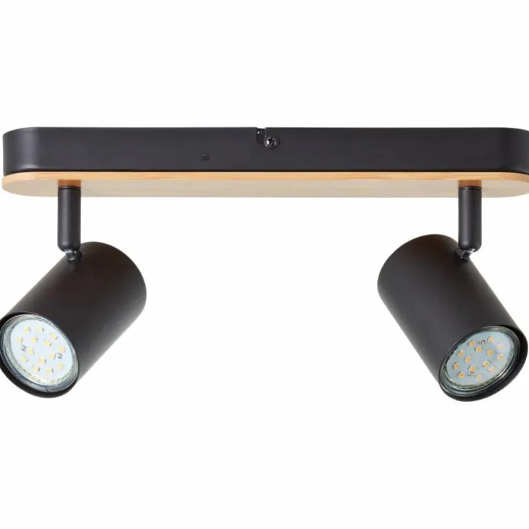 Plafonnier Brilliant Niels Brun, Noir, 2 lumières