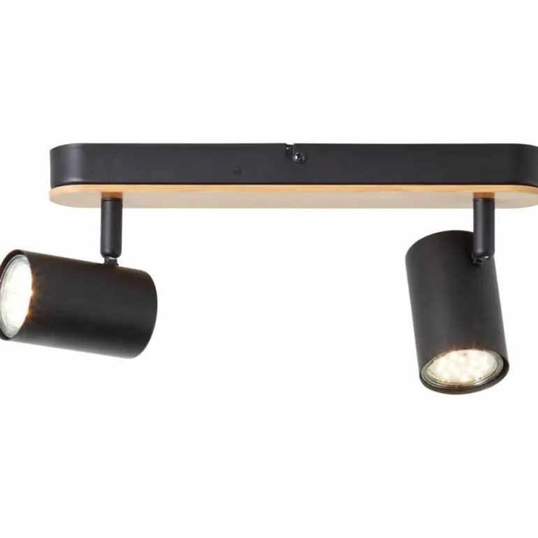 Plafonnier Brilliant Niels Brun, Noir, 2 lumières