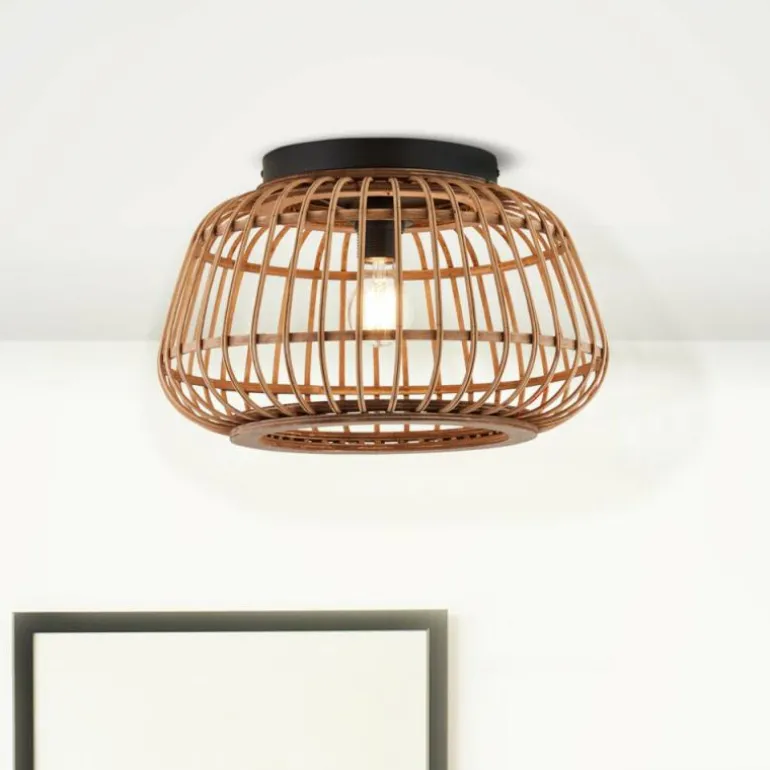 Plafonnier Brilliant Nikka Noir, 1 lumière