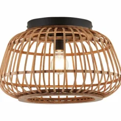 Plafonnier Brilliant Nikka Noir, 1 lumière