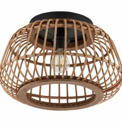 Plafonnier Brilliant Nikka Noir, 1 lumière