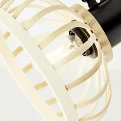 Plafonnier Brilliant Norah Noir, 3 lumières