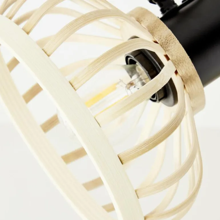 Plafonnier Brilliant Norah Noir, 3 lumières