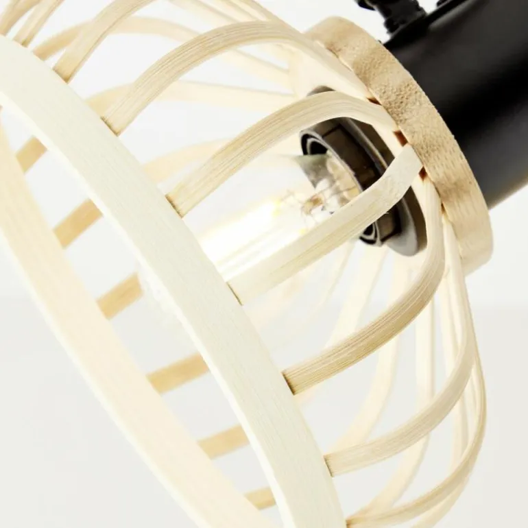 Plafonnier Brilliant Norah Noir, 4 lumières