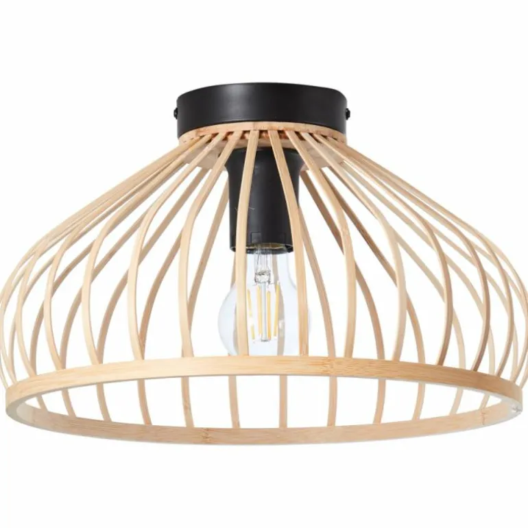 Plafonnier Brilliant Norah Noir, 1 lumière