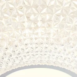 Plafonnier Brilliant Nunya LED Chrome, Blanc, 1 lumière