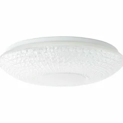 Plafonnier Brilliant Nunya LED Chrome, 1 lumière, Télécommandes