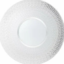 Plafonnier Brilliant Nunya LED Chrome, 1 lumière, Télécommandes