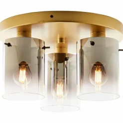 Plafonnier Brilliant Osaki Or, 3 lumières