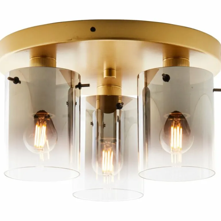 Plafonnier Brilliant Osaki Or, 3 lumières