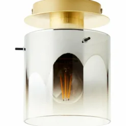 Plafonnier Brilliant Osaki Or, 1 lumière