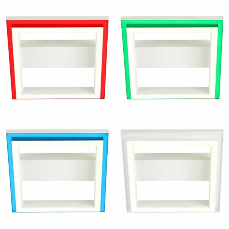 Plafonnier Brilliant Pallas LED Blanc, 1 lumière