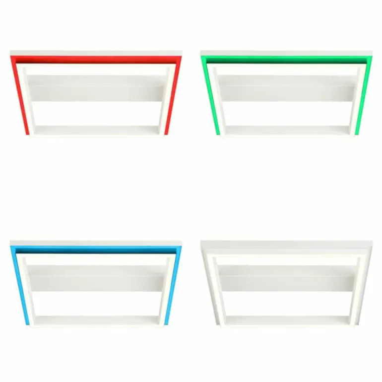 Plafonnier Brilliant Pallas LED Blanc, 1 lumière