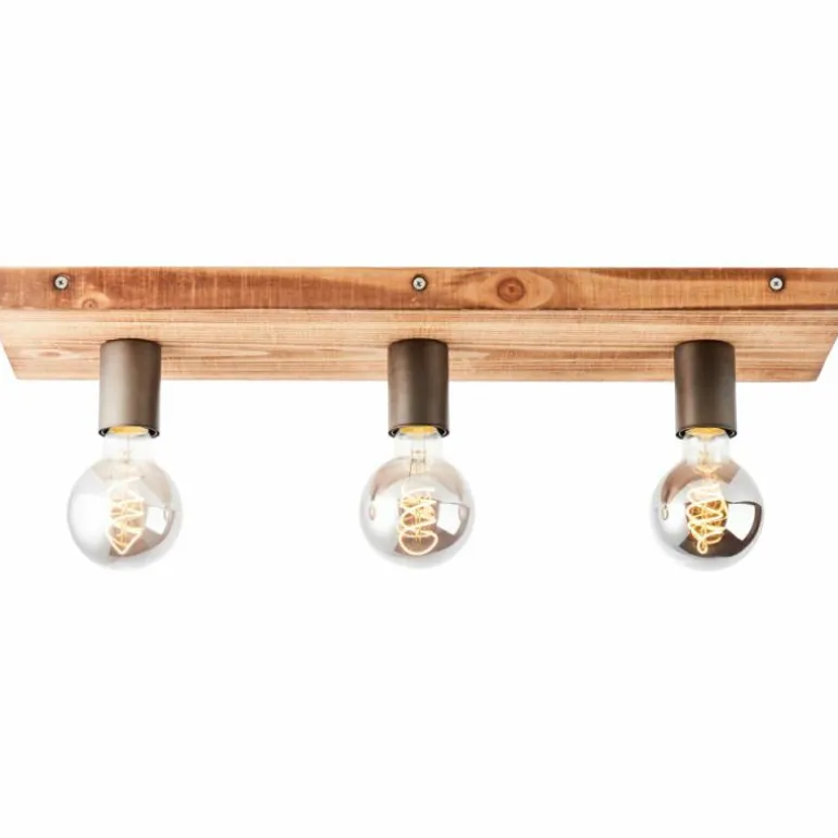 Plafonnier Brilliant Panto Noir, 3 lumières