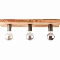 Plafonnier Brilliant Panto Noir, 3 lumières