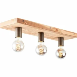 Plafonnier Brilliant Panto Noir, 3 lumières