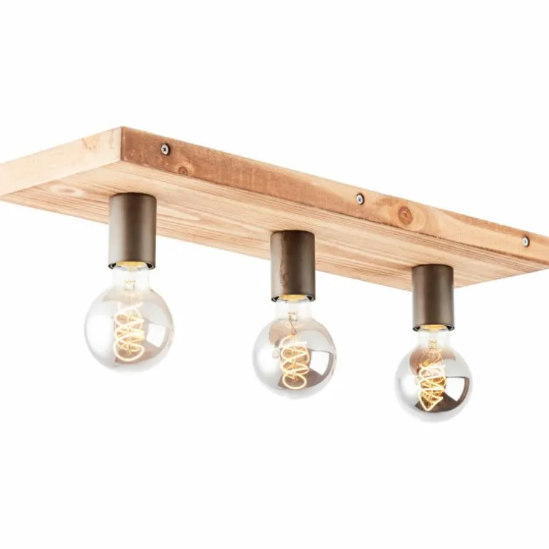 Plafonnier Brilliant Panto Noir, 3 lumières