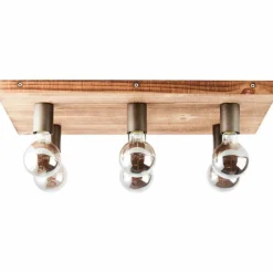 Plafonnier Brilliant Panto Noir, 6 lumières