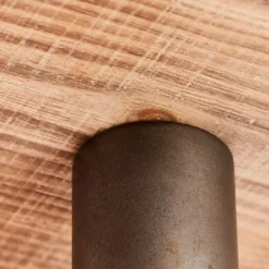 Plafonnier Brilliant Panto Noir, 6 lumières