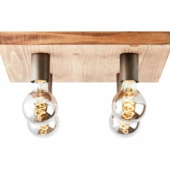 Plafonnier Brilliant Panto Noir, 4 lumières