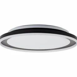 Plafonnier Brilliant Pederson LED Noir, 1 lumière