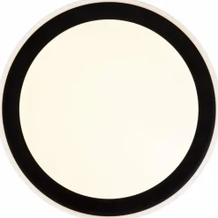 Plafonnier Brilliant Pederson LED Noir, 1 lumière