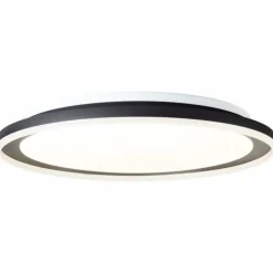 Plafonnier Brilliant Pederson LED Noir, Blanc, 1 lumière, Télécommandes