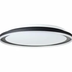 Plafonnier Brilliant Pederson LED Noir, Blanc, 1 lumière, Télécommandes