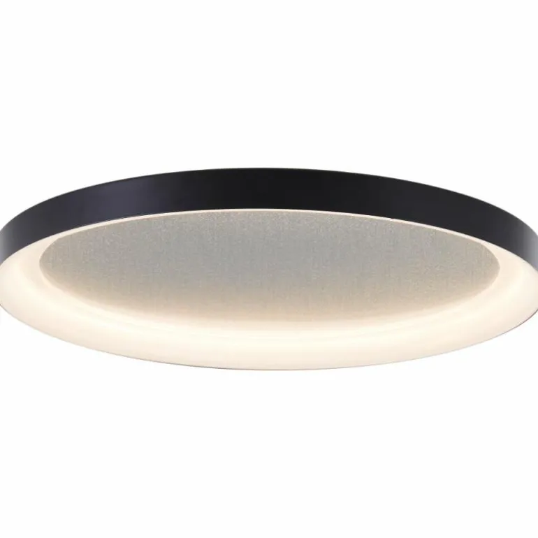 Plafonnier Brilliant Quito LED Noir, 1 lumière